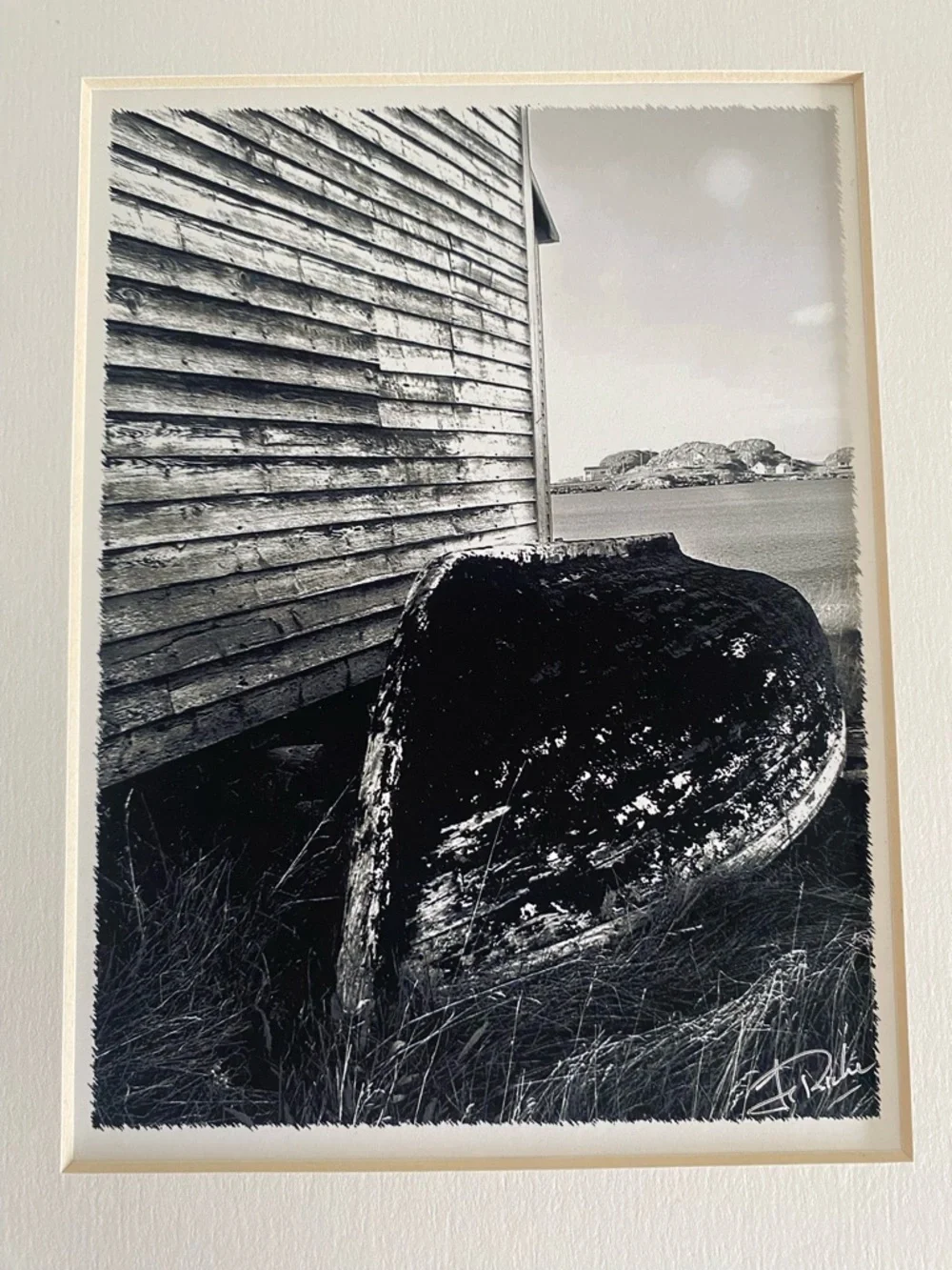 Tilting - Fogo Island Print with Matting (Newfoundland) - Picture 2 of 3